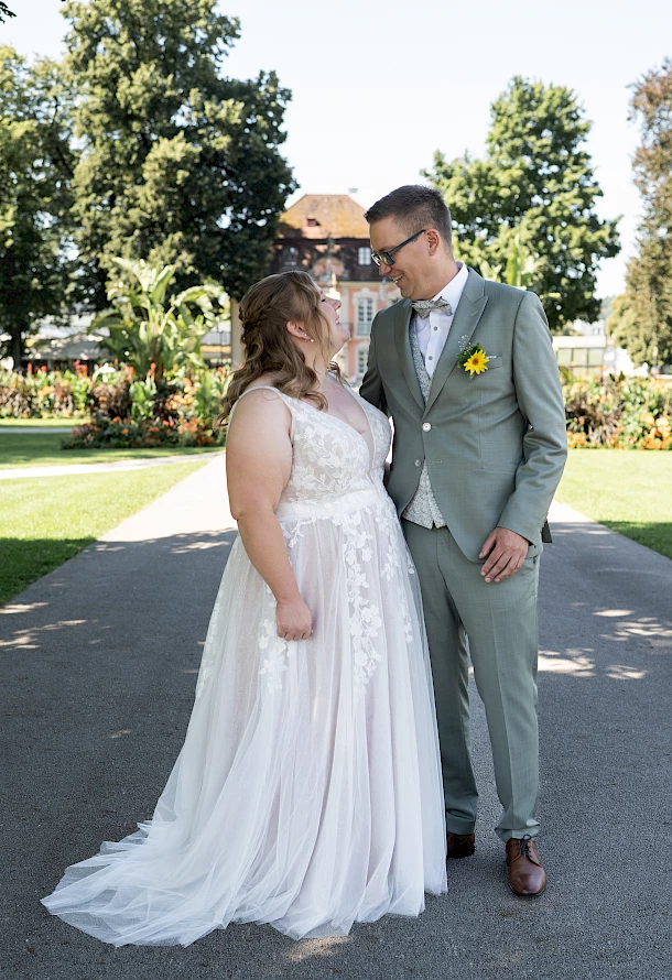 Sommerhochzeit im freien Trauzimmer in Schwäbisch Gmünd